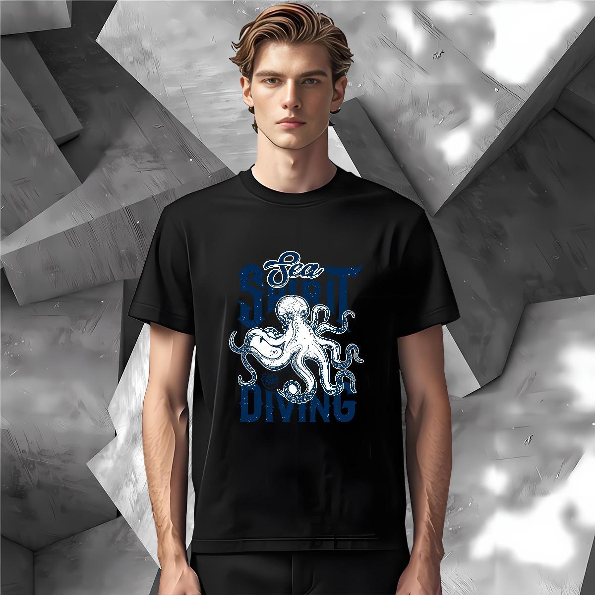 Free Shipping T-Shirts for Men 100% Cotton 230g Outdoor Tops Breathable Short Sleeve Unisex Men Tops Tees Custom Print Oversized