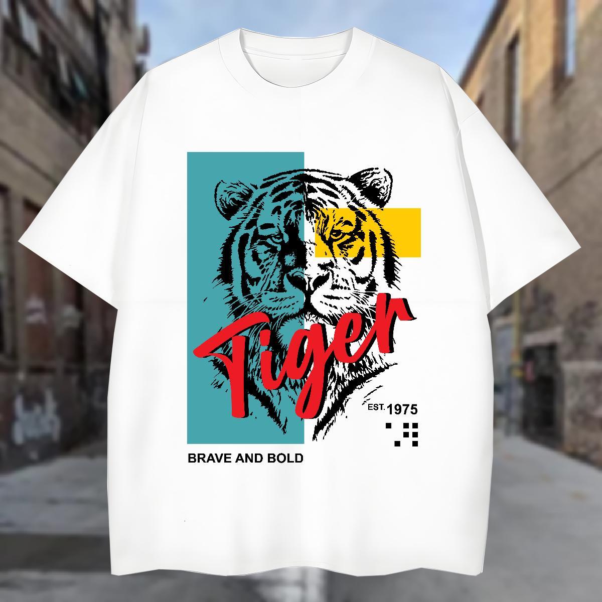 Mens T Shirts 230g Cotton Anime Printing Street O-Neck Short Sleeve Custom Printing Men Tops Tees Factory Direct Designer Clothes