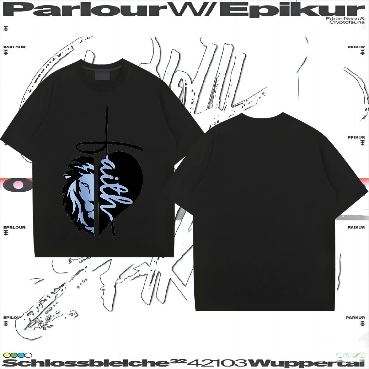 2024 DIY T-Shirts 230g Cotton Street Casual Tee Shirt Crew Neck Brand Mens Tshirts DIY Logo Oversized