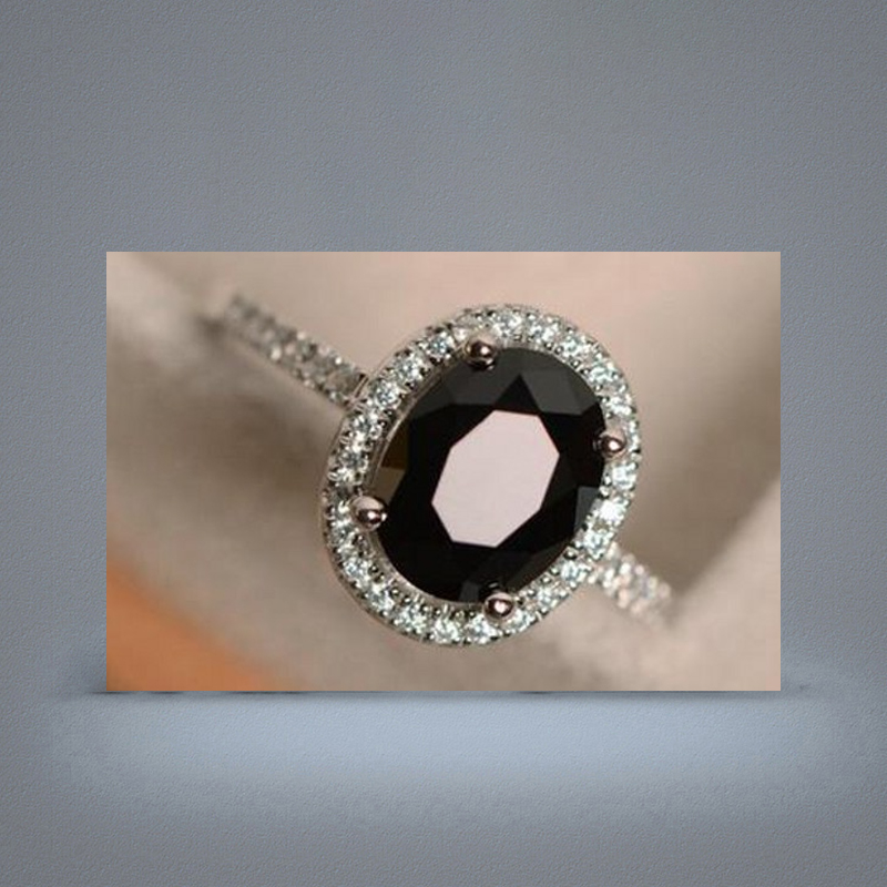 Drop Luxury Jewelry 925 Sterling Silver Oval Cut Multi Color Topaz CZ Diamond Party Women Wedding Band Ring For Lovers0