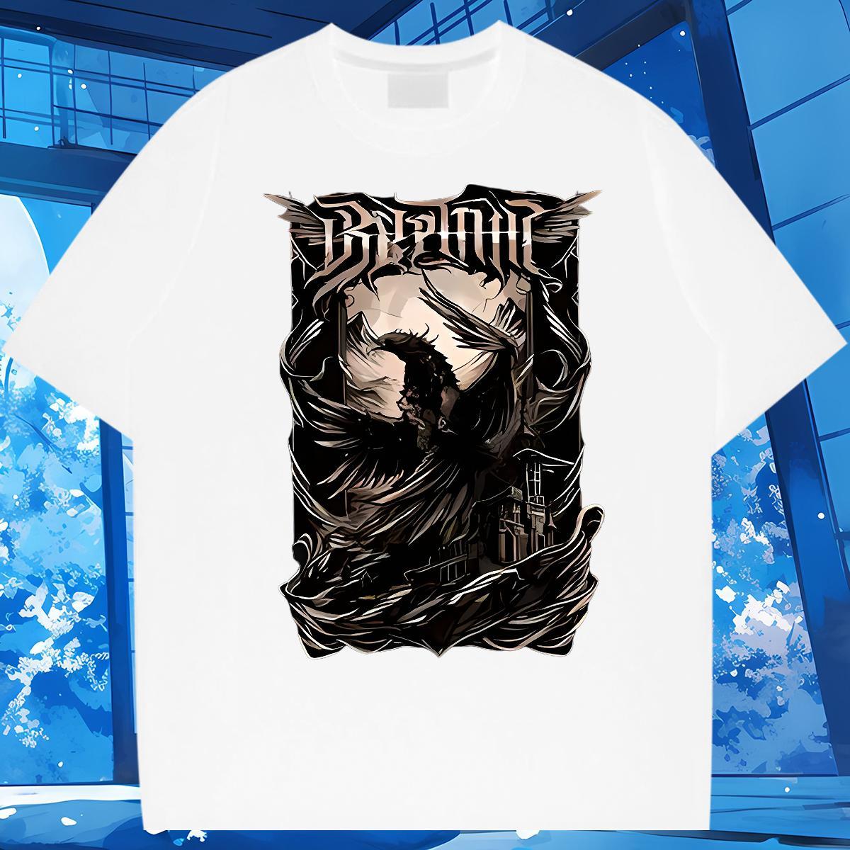 New Arrival T-Shirts for Men 230g Cotton eagle Street Wear Tops Tees Breathable Short Sleeve Brand Couples T Shirts Cartoon Print