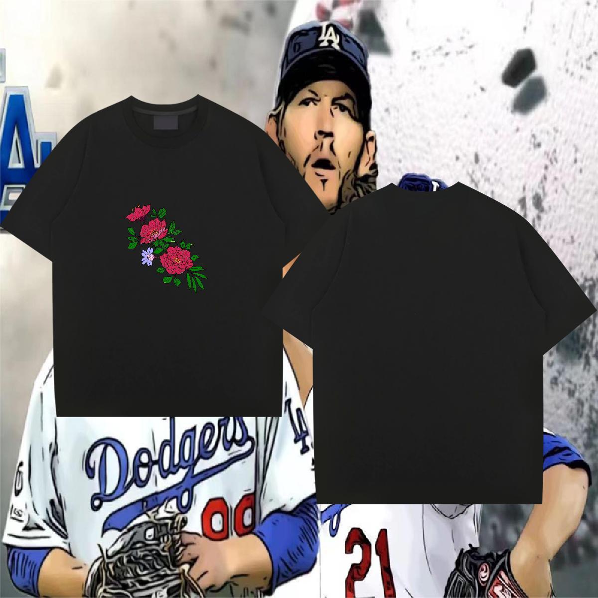 Designer Men T Shirts 100% Cotton 230g painting Street Wear Clothings Crew Neck Breathable Cool Men Tops Tees Oversized