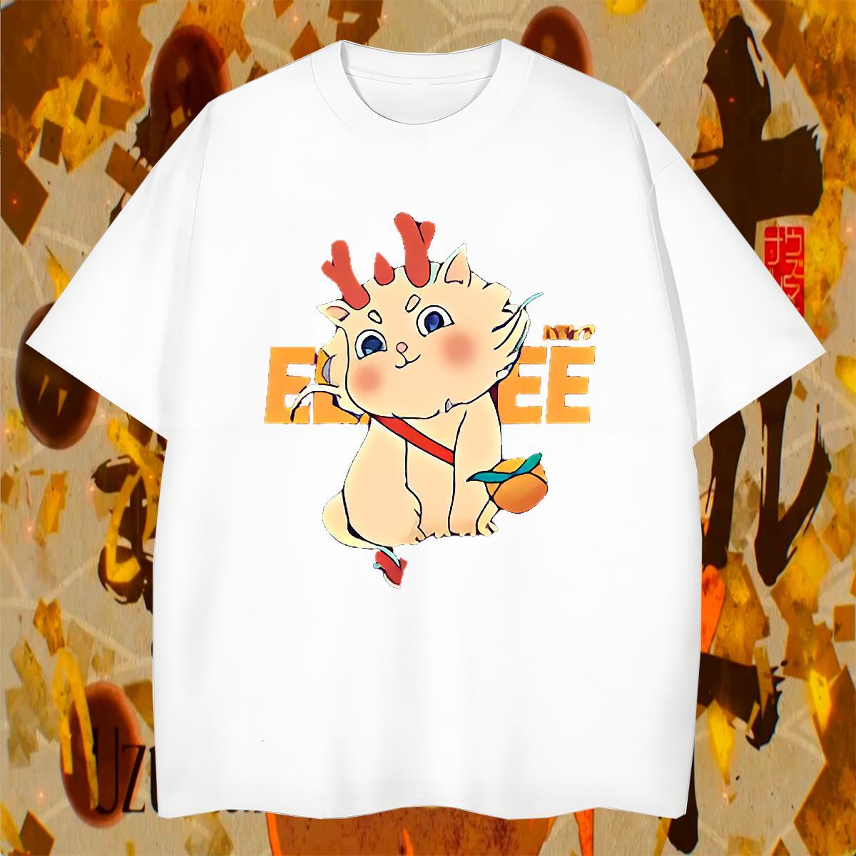 Popular Tshirt for Man Woman 100% Cotton 230g cat T-Shirts for Men Outdoor Breathable Short Sleeve Black Oversized 2024 DIY Tee Shirt