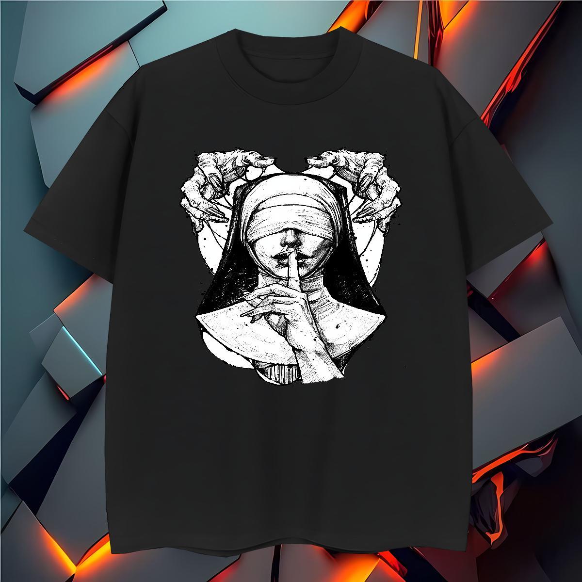 T Shirt For Man 100% Cotton 230g nun Hip Hop Street Breathable Custom Big Size Men Tshirts Casual New Loose Tops Tees