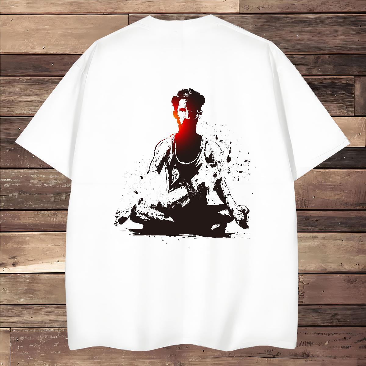T shirt 230g Pure Cotton portrait Spring Summer Breathable Crew Neck Anime Couples T Shirts Free Shipping Classic Tops Shirt