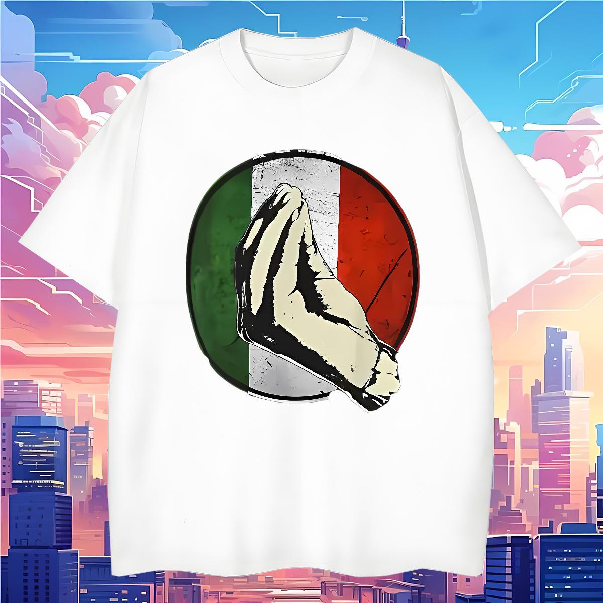 Man T Shirts 230g Pure Cotton hands Street Breathable Crew Neck Oversized Couples T Shirts 2024 Cool Design Top Tees