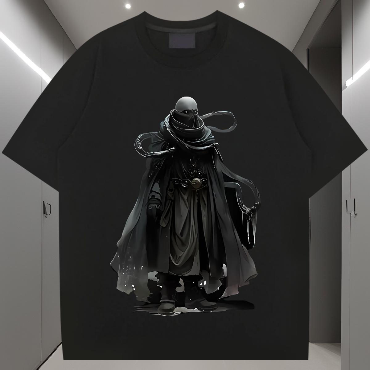 Mens T Shirts 230g Cotton halloween Outdoor Pure Cotton Plus Size Cartoon Men Clothes T-Shirt 2024 Summer Unisex Tops Tees