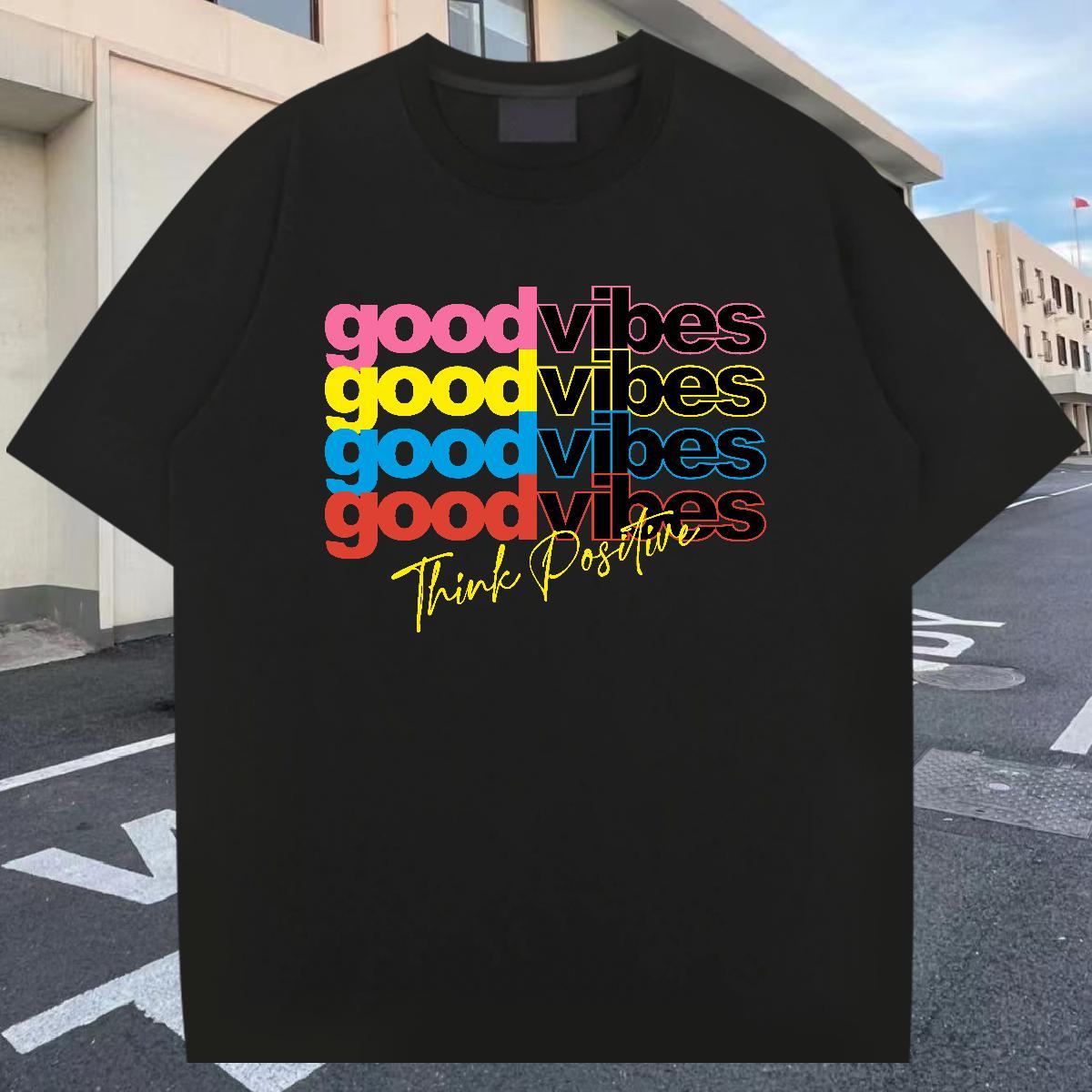 Soft Mens Tshirts 230g Cotton Hip Hop letter DIY Logo Oversized Crew Neck Fashion Casual T-Shirts Clothes