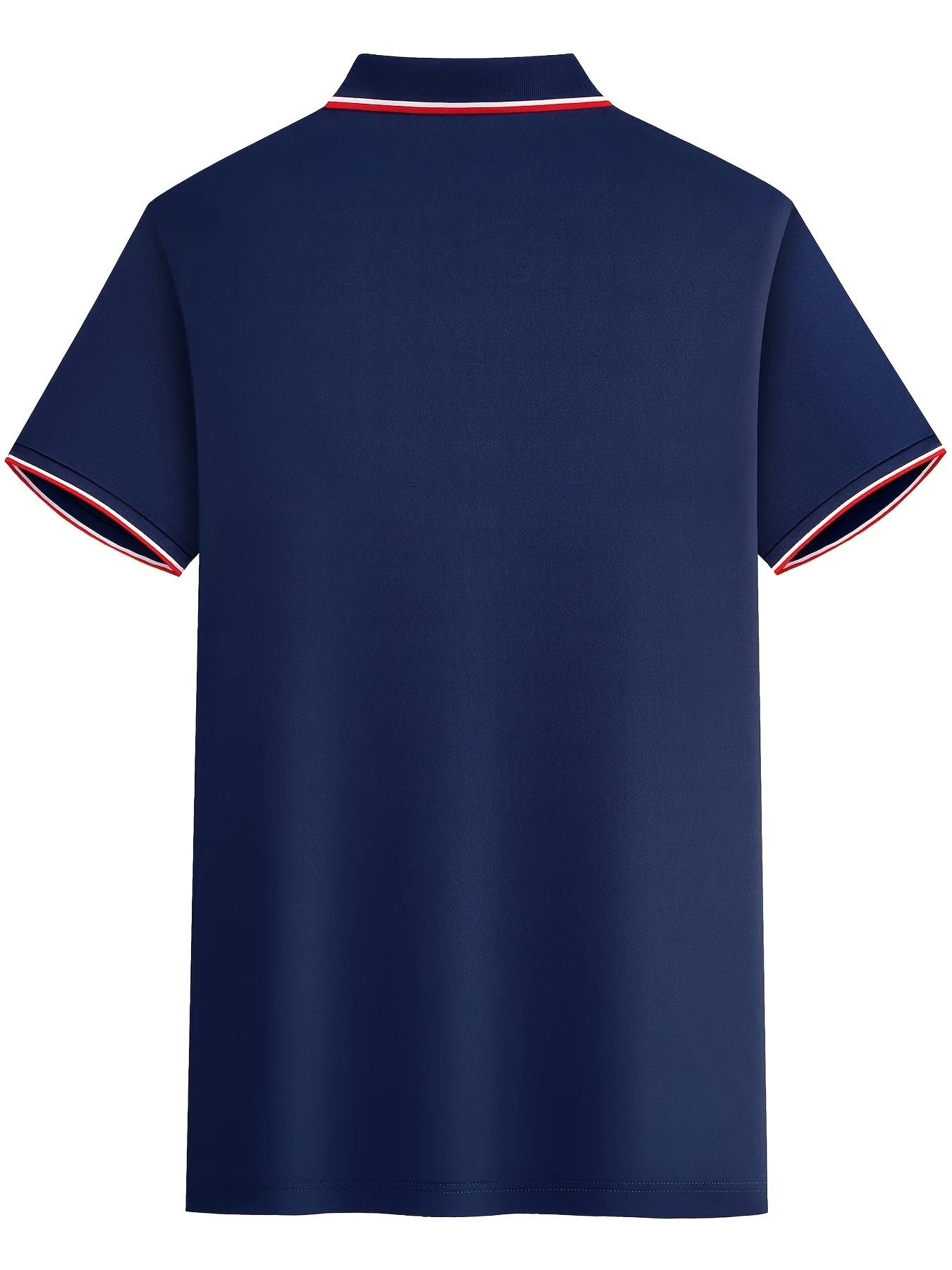 Mens summer 100 cotton Long Neck Dragon print loose oversized casual polo collar short sleeved polo shirt top 240807