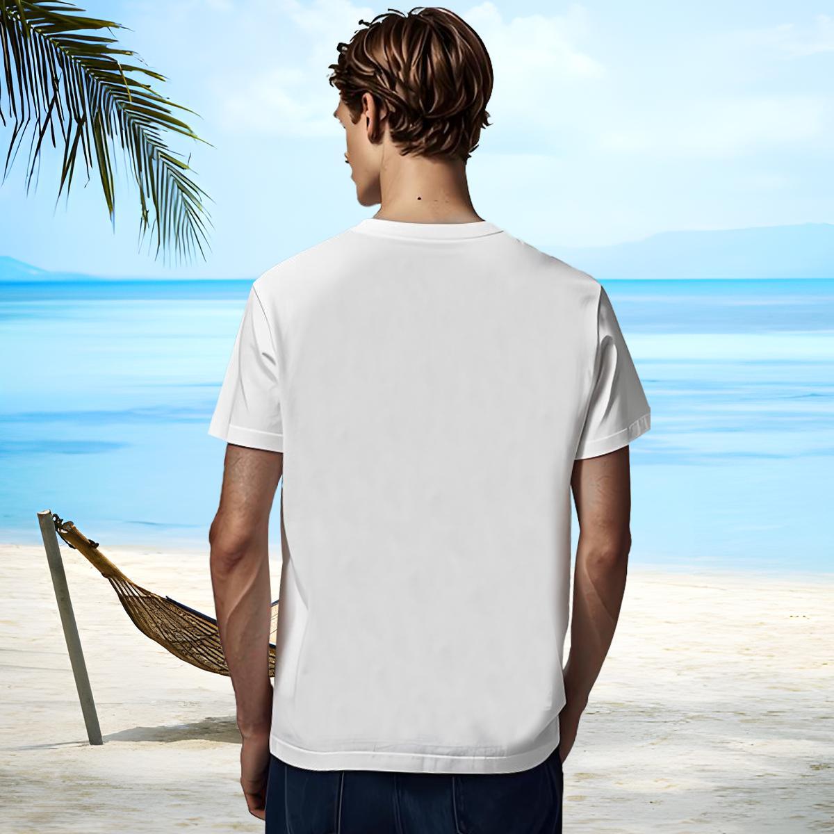 Soft Men T Shirts halloween Breathable Short Sleeve Street Casual Cartoon Printing L-4XL 230g 100% Cotton Couples T Shirts 2024 New Polos