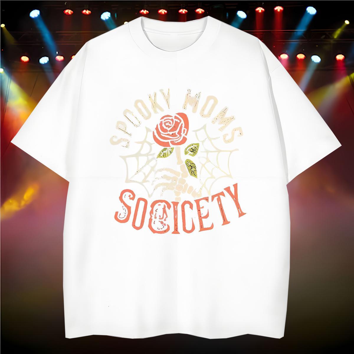 T Shirt For Man 100% Cotton 230g flower High Street Hip Hop Pure Cotton Oversized 4XL Mens Tshirts Fashion Casual Classic Tops