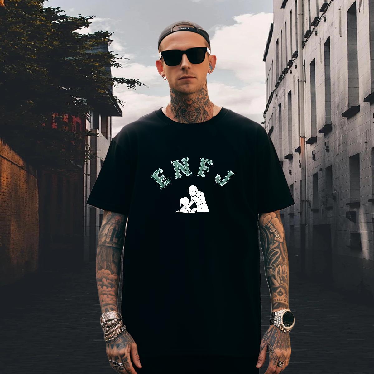 Cool Design Men Clothes T-Shirt 230g 100% Cotton Street wear Hip Hop letter Floral Print Crew Neck Breathable Fashion Casual Mens T Shirts Tops Shirt
