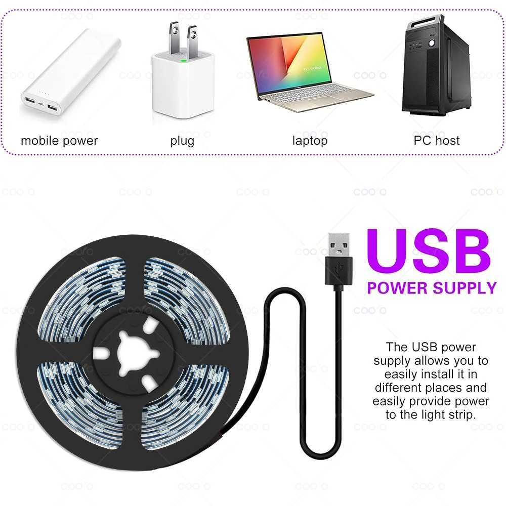 UV LED Strip Light 2835 SMD Purple Flexible Ribbon 395-405nm Ultraviolet Black Light Strip for Halloween Fluorescence Dark Party Y240808