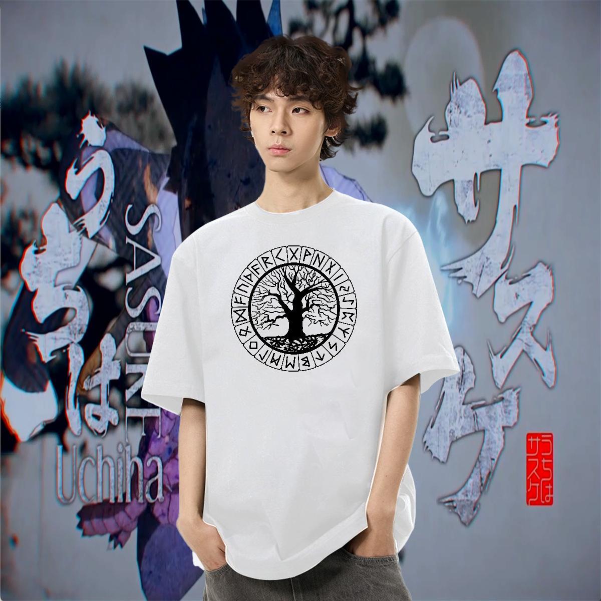 Loose Men Tshirts 230g Pure Cotton Street Wear Graphic Crew Neck Fashion Designer T shirt Tees