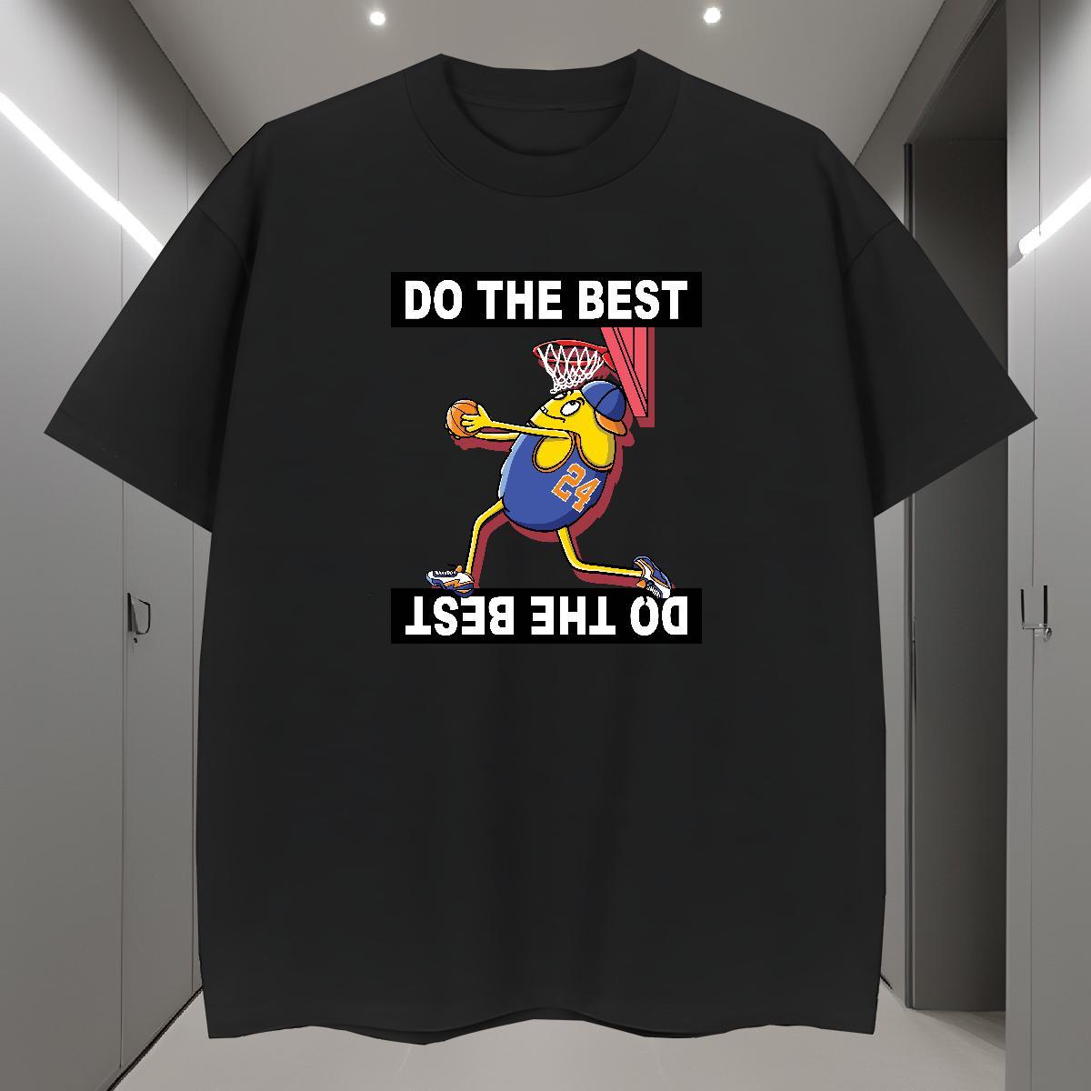 Men T Shirts 230g Pure Cotton USA Street Wear Breathable Soft Anime Men Tees 2024 New Popular Tee Shirt