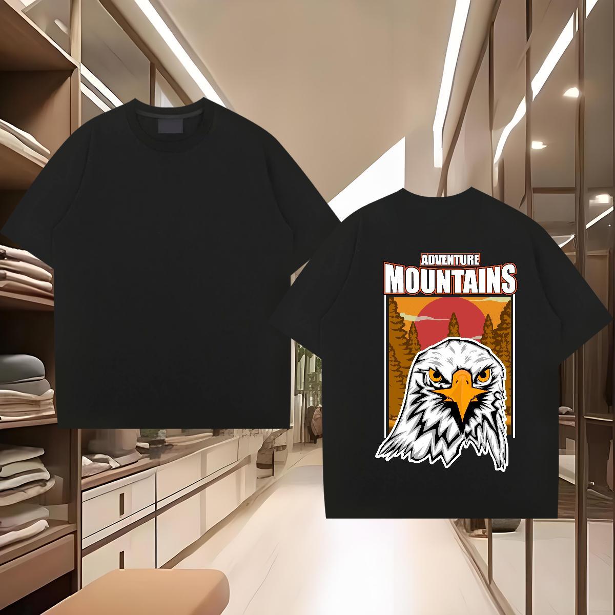 Designer Man T Shirts 230g Pure Cotton cool Street wear Hip Hop Tees Breathable High Quality Men Tees Custom Print Oversized