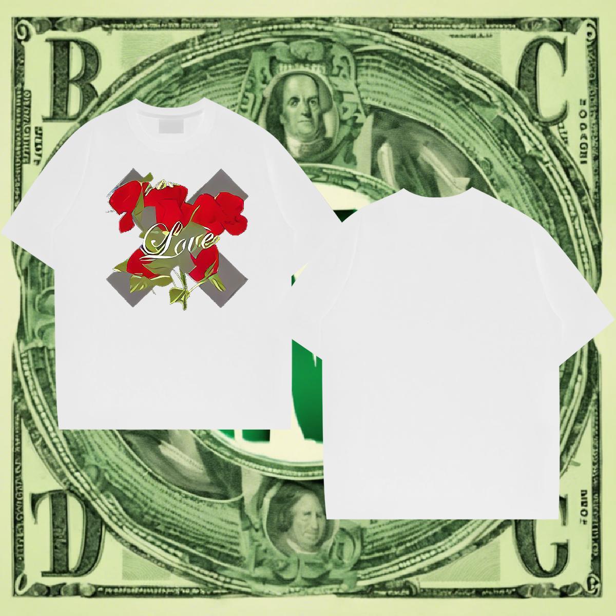 Unisex Men Tops Tees 230g 100% Cotton Street wear Hip Hop letter White Plus Size O Neck Short Sleeves 2024 New Man T Shirts Clothings