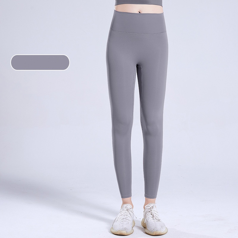 Quick-drying sweatpants Tight running Yoga pants High-waisted peach hip lift elastic crossfit pants for women