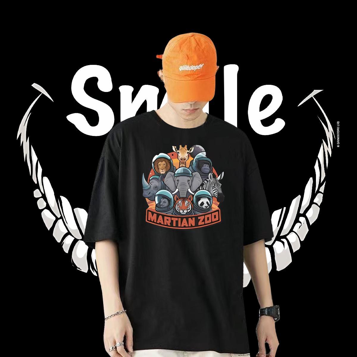 2024 Designer T-Shirts 230g Pure Cotton Casual Tops Tees Breathable Short Sleeve Comfortable Mens Tshirts Custom Printed