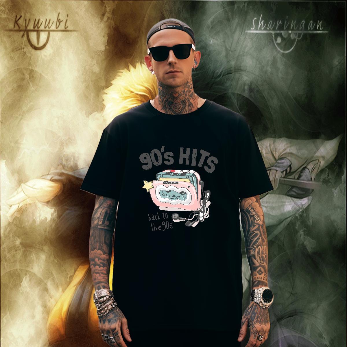 Comfortable Tshirt for Man Woman 230g 100% Cotton Casual Daily Wear radio Skull Breathable Crew Neck Casual New T Shirt For Man Tees Shirts