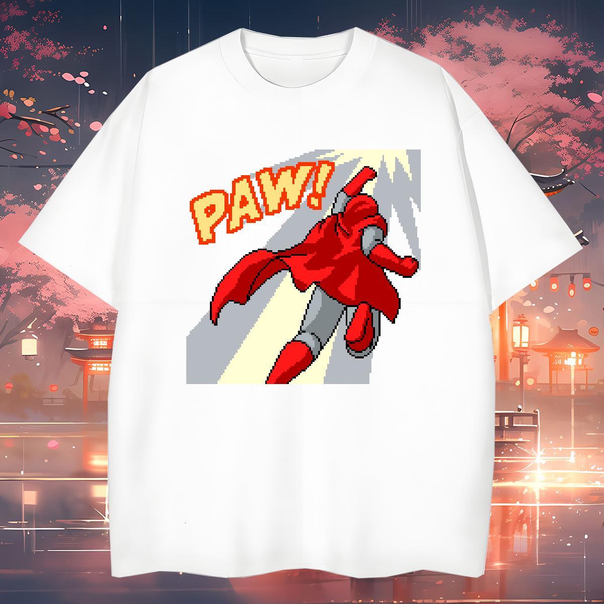 Mens T Shirts 230g Cotton portrait Beach O-Neck Short Sleeve Plus Size Cartoon Mens Tshirts 2024 Summer Loose Fit Tops