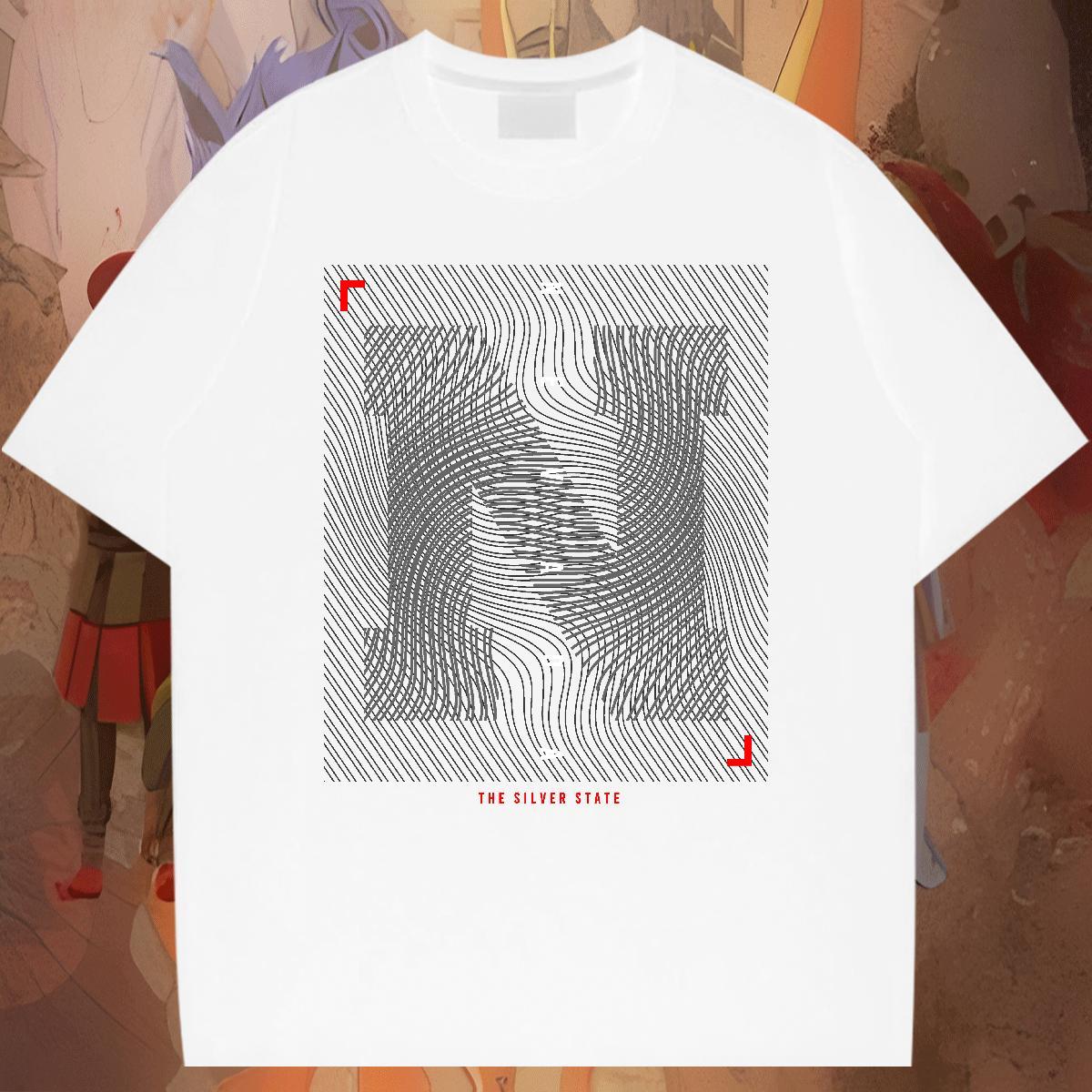 TOP Quality Men Clothes T-Shirt 100% Cotton 230g Street letter DIY Printed Round Neck Short Sleeve Classic Casual Mens T Shirts Wear