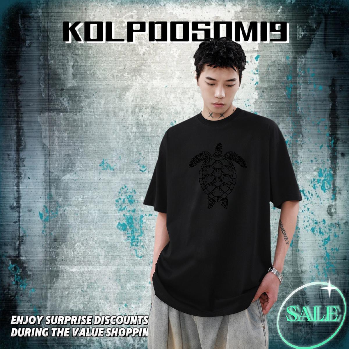 Cool Men Tees 230g Cotton Outdoor tortoise Black White O Neck Short Sleeves Factory Direct Men T Shirts Clothes