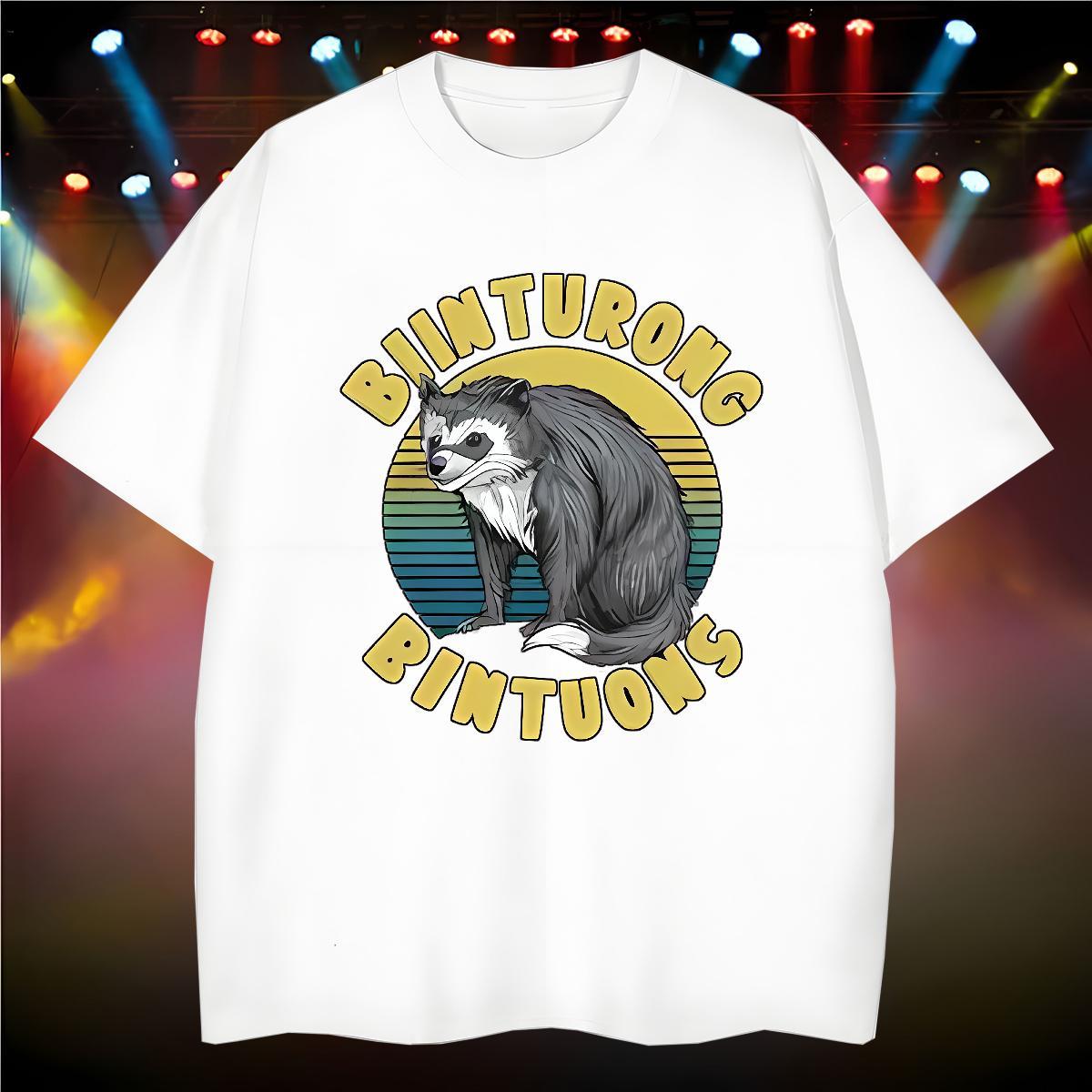 T Shirt For Man 230g Cotton fox Home Outdoor Short Sleeve Soft Oversized 3XL 4XL Couples T Shirts Custom High Quality Tee Shirt