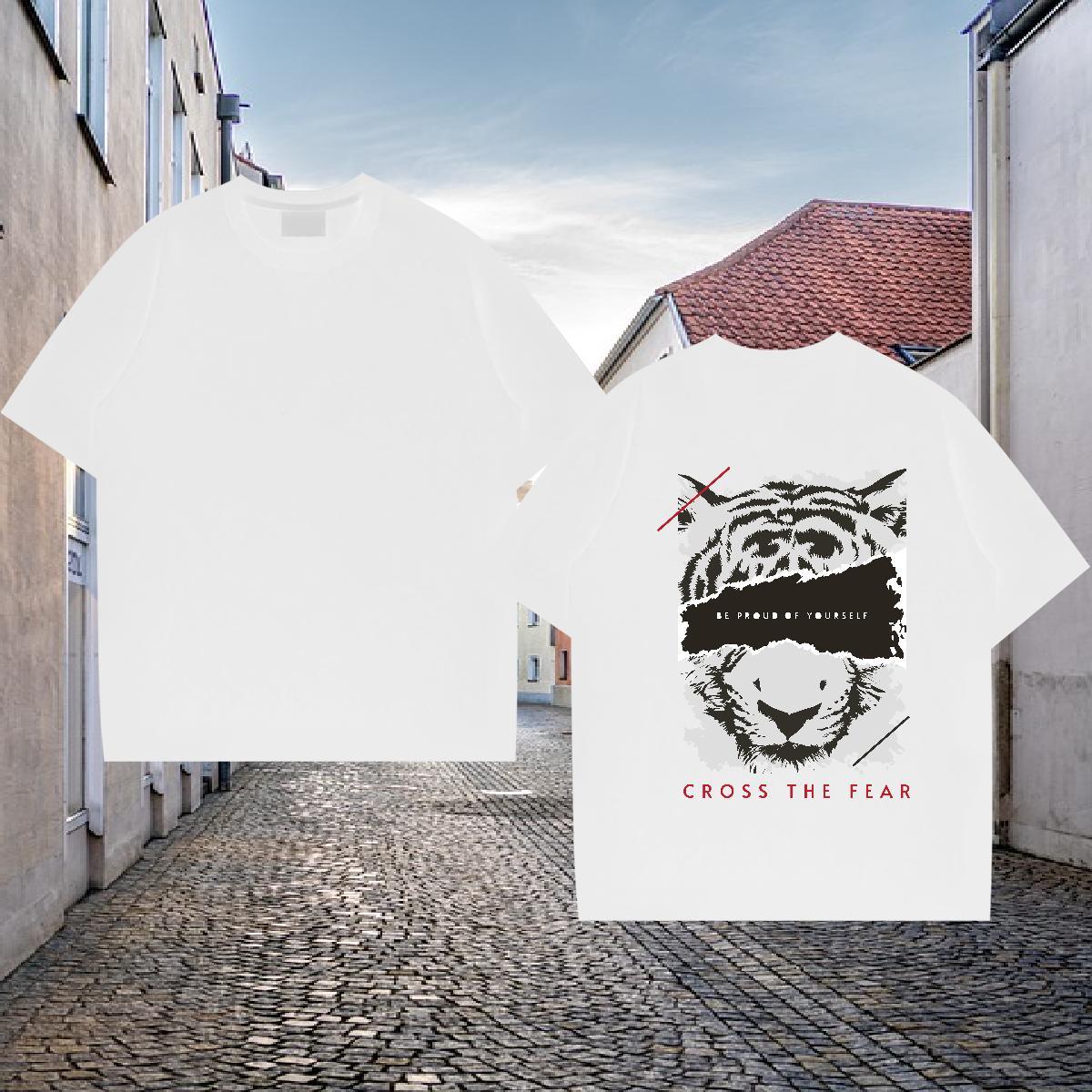 Casual New T shirt 230g Cotton Home Outdoor Tops Tees O-Neck Short Sleeve Free Shipping Tshirts Custom Print Plus Size