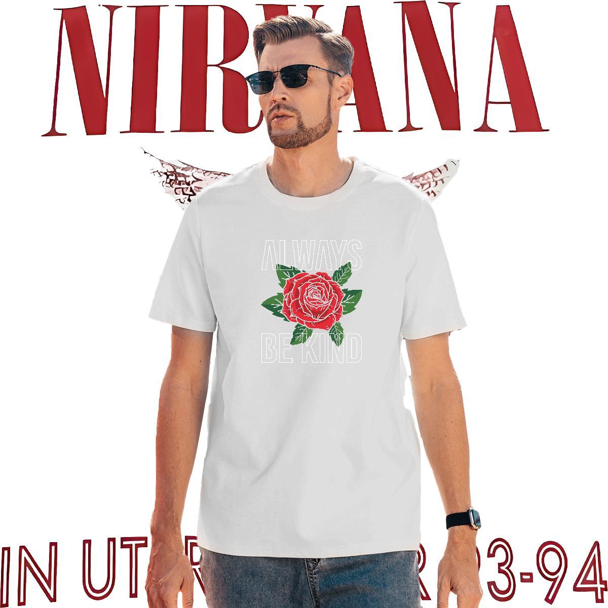 Factory Direct T-Shirts for Men 230g Cotton rose Beach Tshirts Crew Neck Breathable Cool Men Tops Tees Graphic