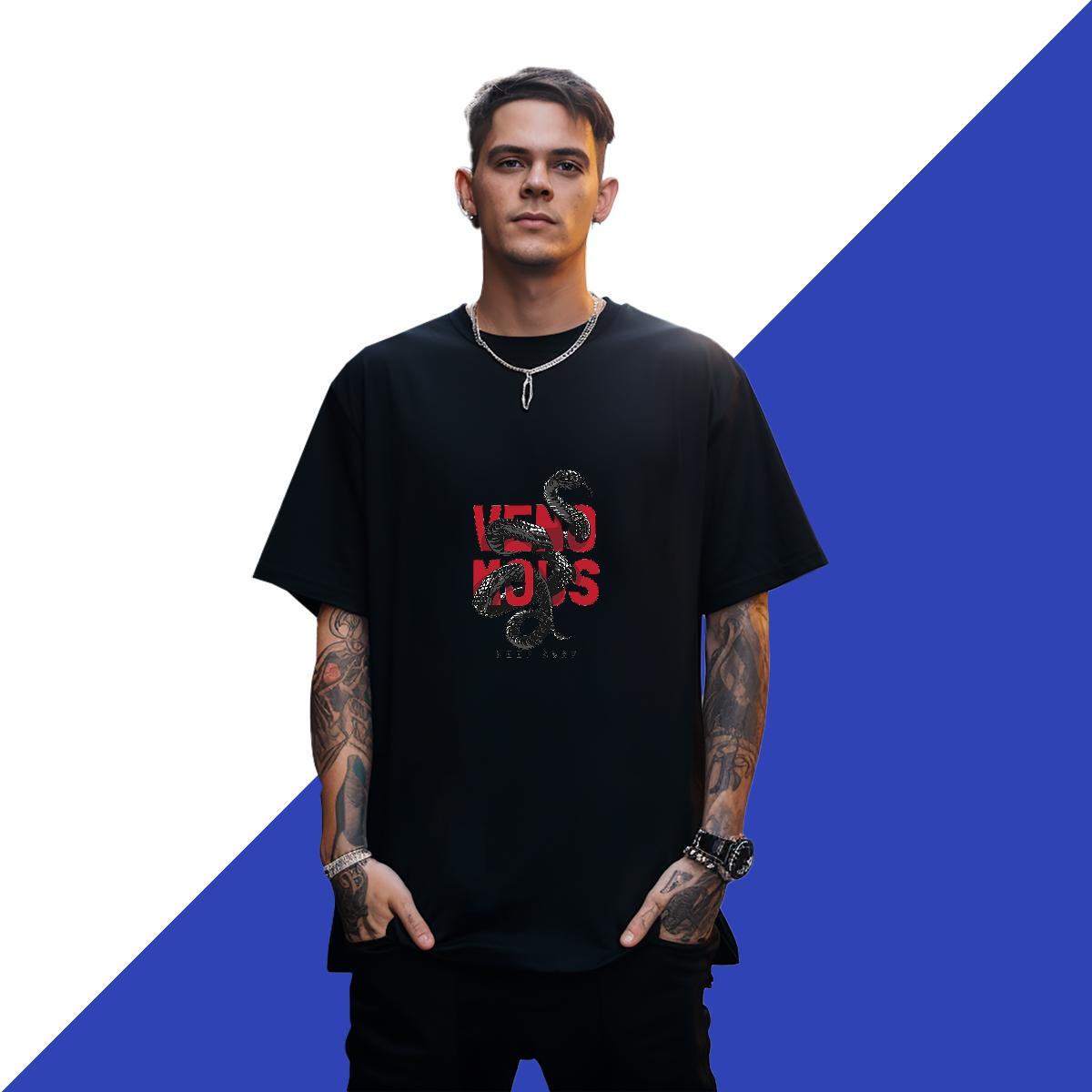 High Quality Men Tops Tees 230g 100% Cotton Daily Wear letter White Plus Size Crew Neck Factory Direct T Shirts Men Polos