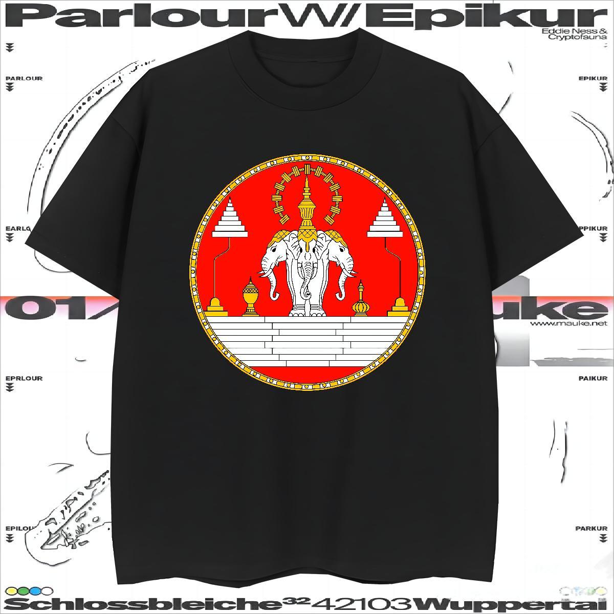 Man T Shirts 230g Cotton elephant Daily Wear Breathable Oversized 4XL Couples T Shirts DIY High Quality Clothings