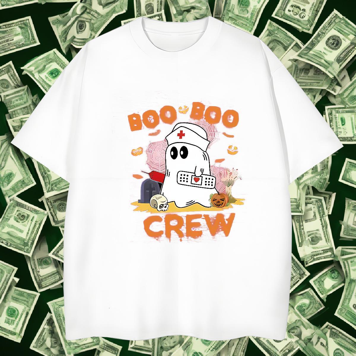 Men T Shirts 100% Cotton 230g halloween Spring Summer Crew Neck Skull Mens Tshirts Fashion Design Cool Tee Shirt