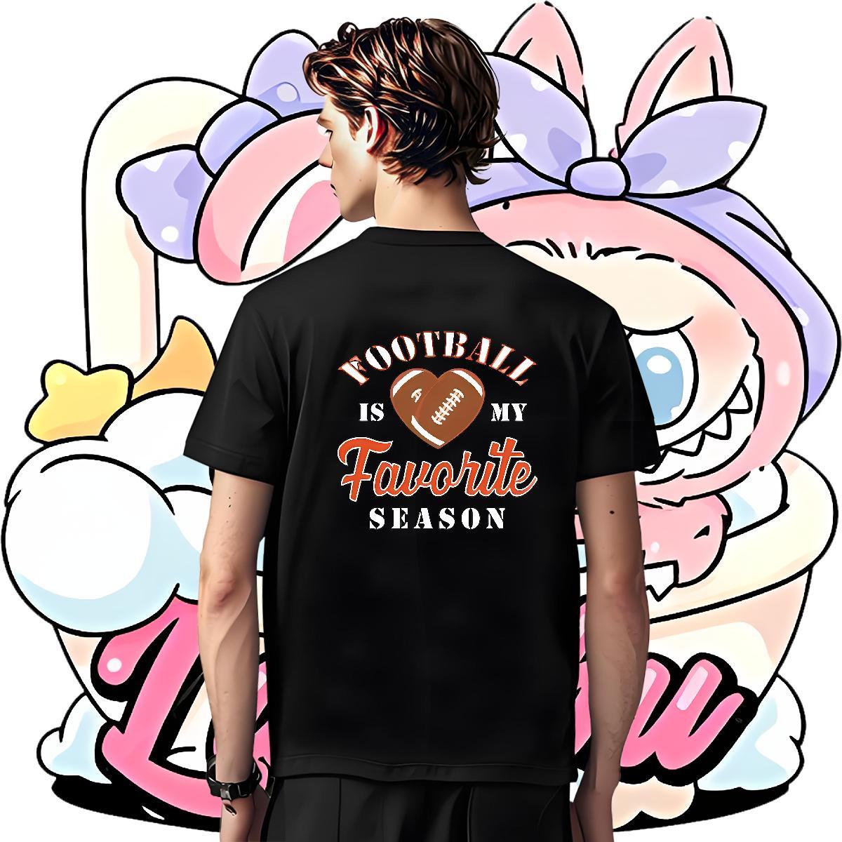 Comfortable Men Tops Tees 230g Pure Cotton Daily Outfit rugby Custom Printed Round Neck Short Sleeve DIY Customized T shirt Tee Shirt