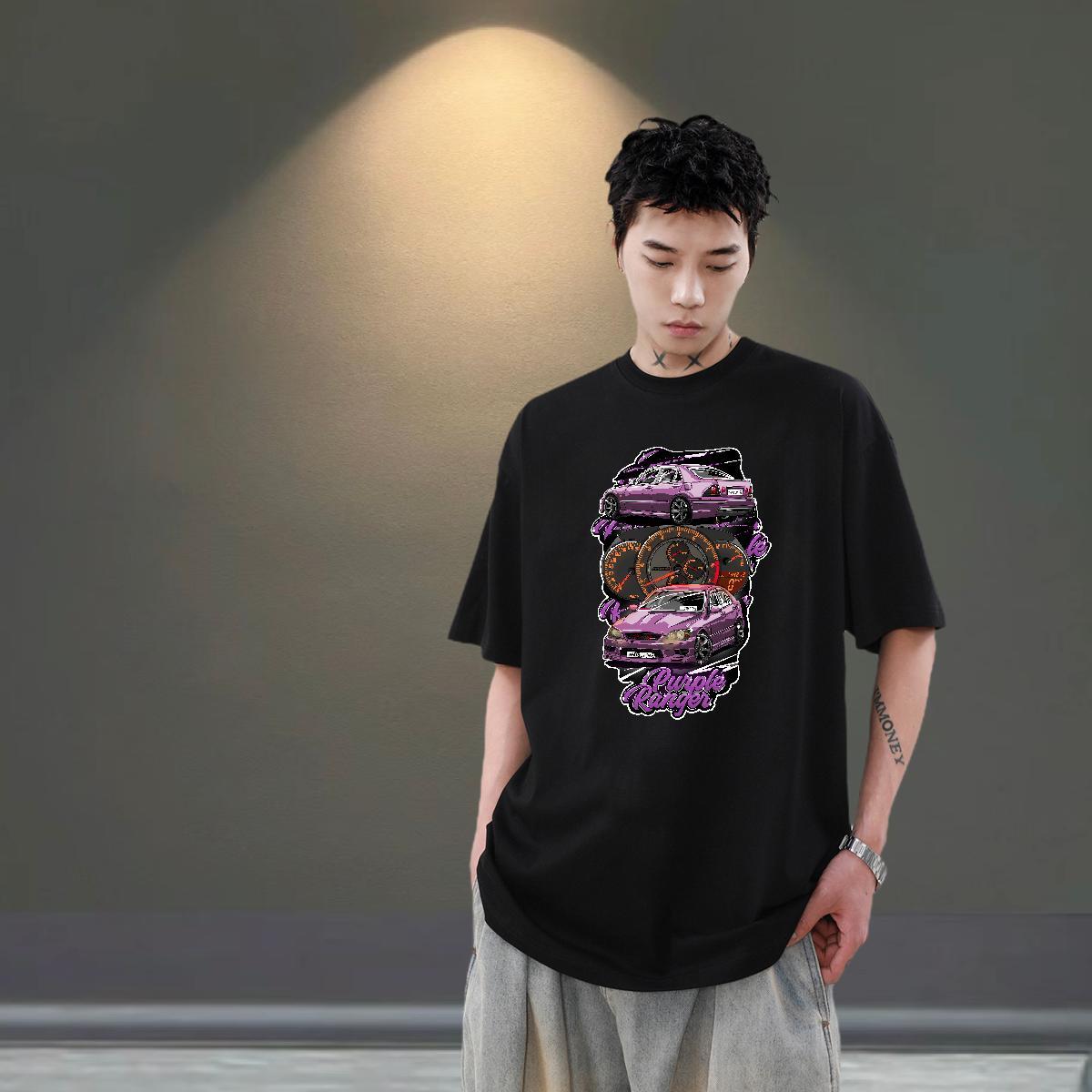 Brand Men Tops Tees 230g Cotton Street wear Hip Hop instrument panel DIY Printed Breathable Short Sleeve Wholesale T shirt Tee Shirt