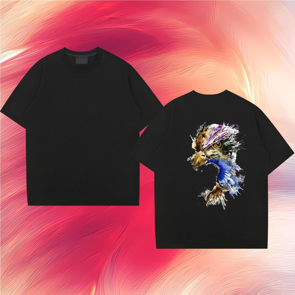 DIY T Shirt For Man 230g Cotton cool Street Casual Tees Pure Cotton Loose Fit Tshirt for Man Woman Oversized 3XL 4XL