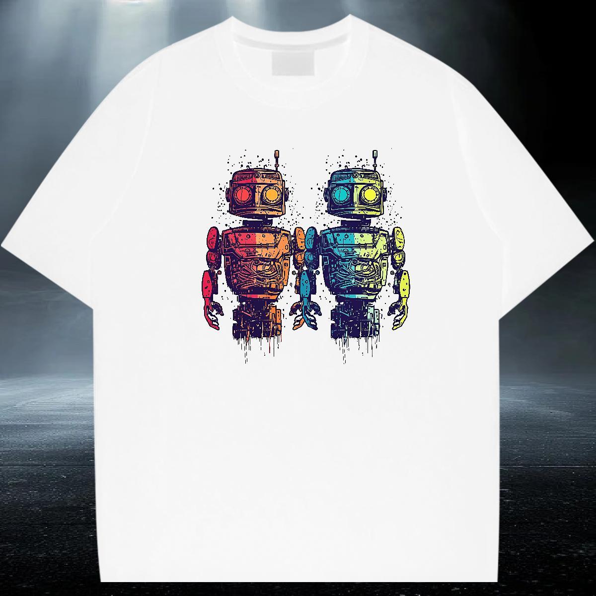 Classic Men Tshirts 100% Cotton 230g Street ET DIY Printed O-Neck Short Sleeve New Arrival T shirt Tees