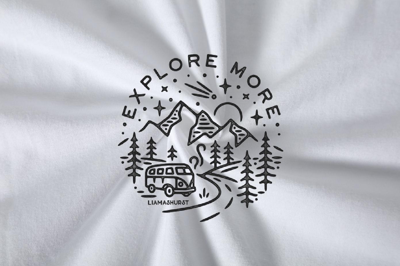 Soft Mens Tshirts 230g Cotton Outdoor mountains Custom Anime Pure Cotton 2024 DIY T-Shirts for Men Tees