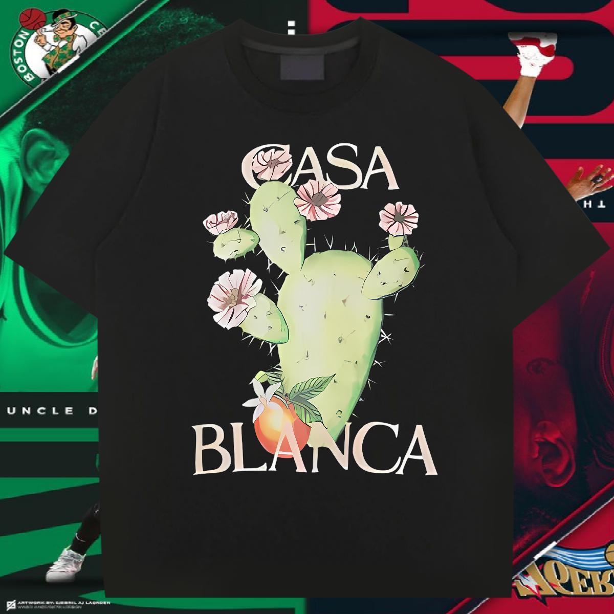 T Shirt For Man 230g Cotton painting Sport Short Sleeve O-Neck Cartoon Print Men Tshirts 2024 Summer Comfortable Tees