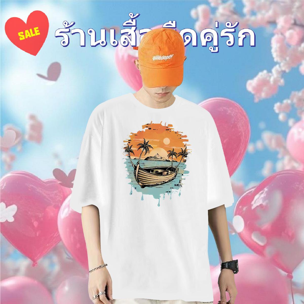 Designer T shirt 230g Pure Cotton boat High Street Hip Hop Tops Shirt Crew Neck Breathable Unisex Tshirts Customized Print