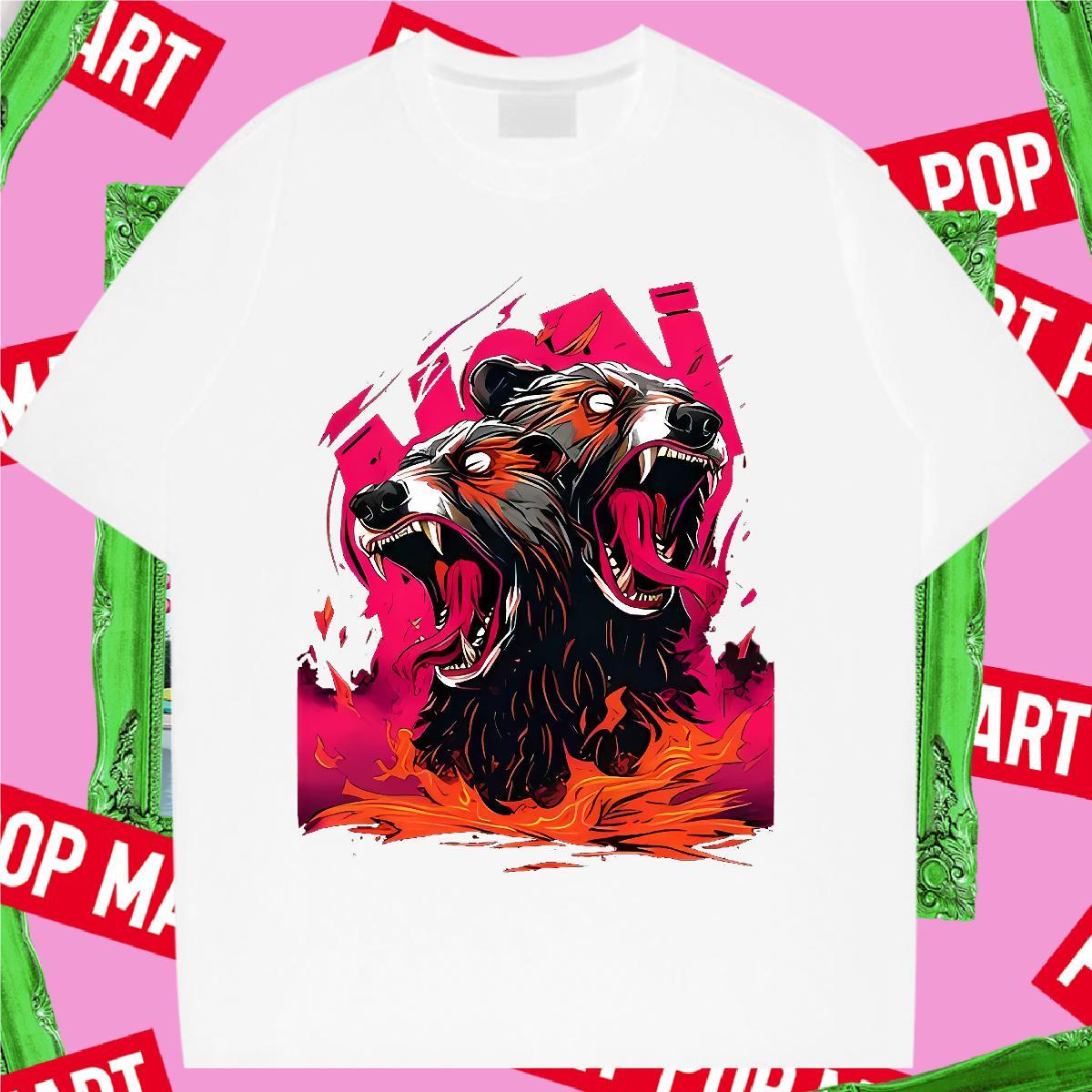 Popular T Shirt For Woman Crew Neck Women Tshirts Cartoon Anime Casual Sport 100% Cotton 230g Stylist Tees Shirts