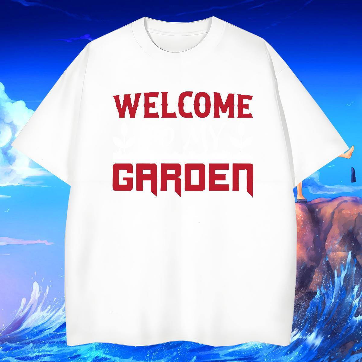 Classic Tshirts 230g 100% Cotton Beach letter Graphic Pure Cotton Fashion T Shirts Men Tops Tees