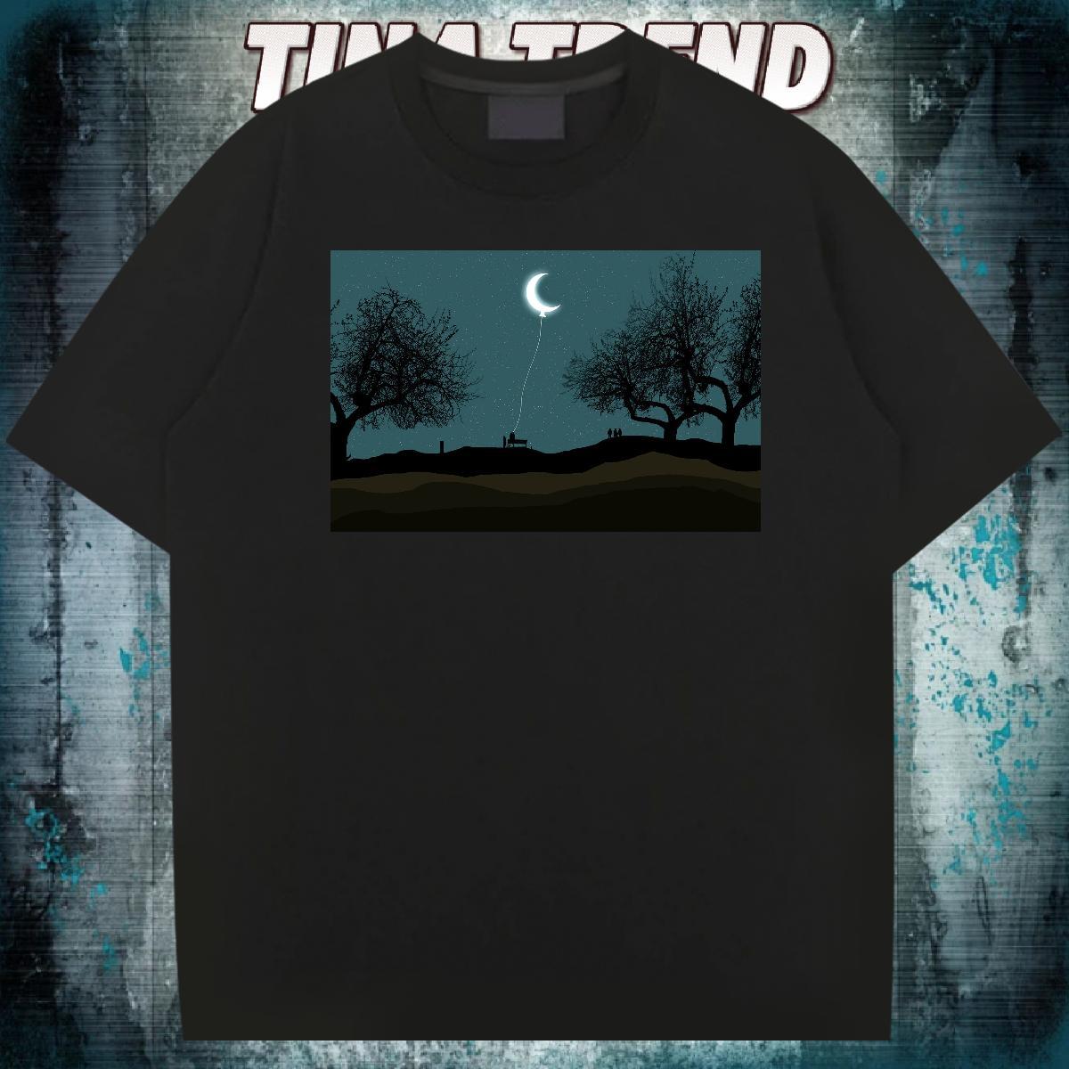DIY Customized T-Shirts for Men 230g Pure Cotton tree Home Outdoor Polos O-Neck Short Sleeve Classic Couples T Shirts Oversized 3XL 4XL