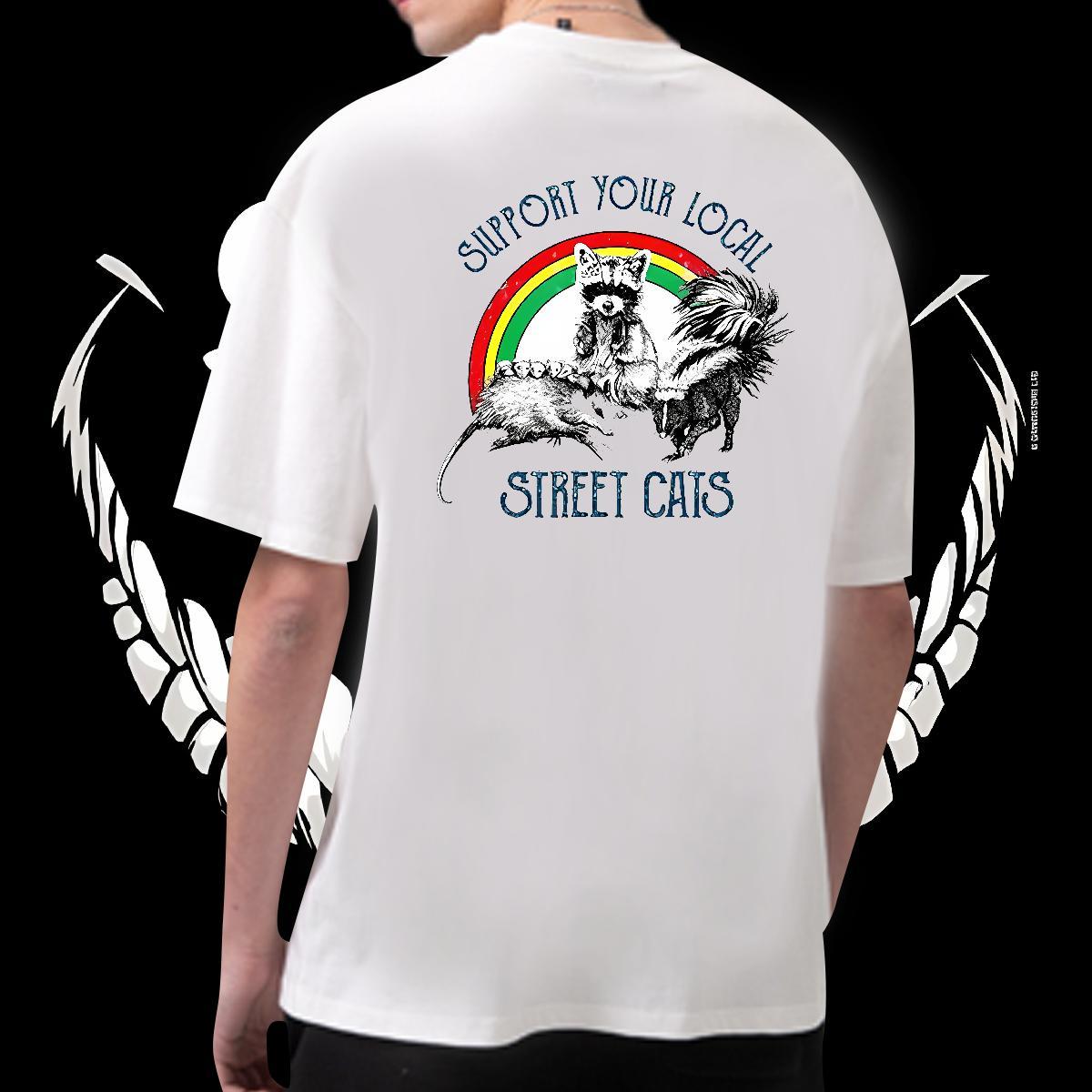 Fashion New T-Shirts 230g Pure Cotton cute Spring Summer Wear Breathable Short Sleeve Classic Men Tshirts Plus Size Cartoon