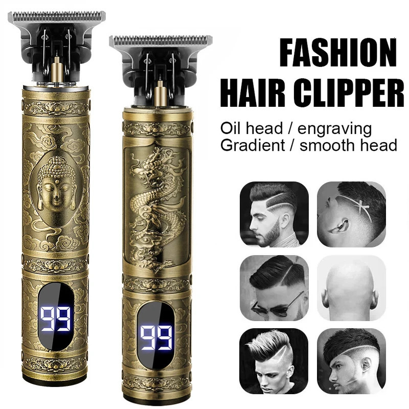 T9 Hair Clipper Cordless Beard Shaving Body Hair Trimmer Electric Hair Cutting Machine Professional Barber Men Trimmer Shaver 240805