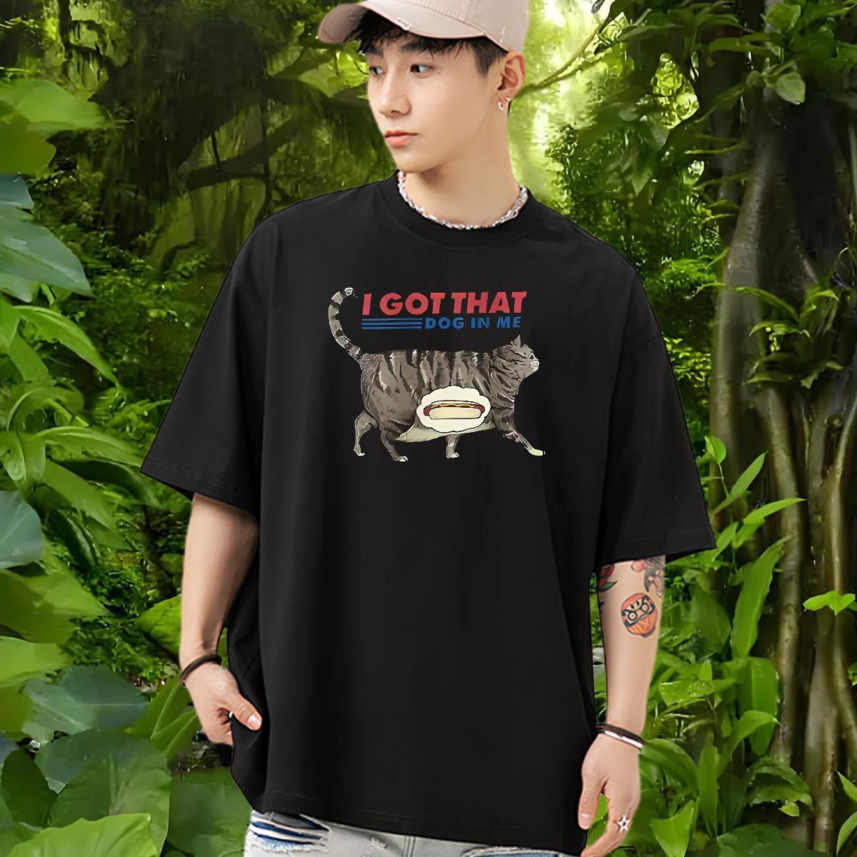 Stylist T-Shirts 230g Cotton cute Sport Tops Shirt Crew Neck Breathable Soft Men Tshirts Oversized