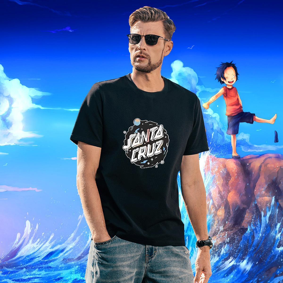 TOP Quality Tshirt for Man Woman 230g Cotton Casual Beach letter Black Oversized O Neck Short Sleeves Classic Casual Man T Shirts Tops