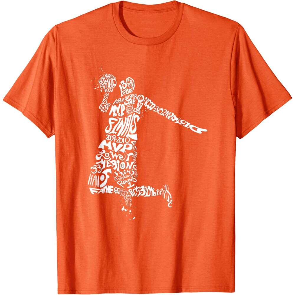 T shirt Mens Vintage Basketball Player Birthday Gifts Men Boys T-Shirt shirts tshirt graphic tee Casual tops summer clothes Short sleeve Free shipping