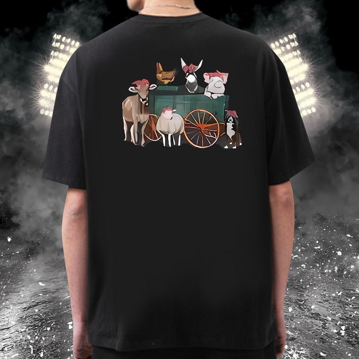 2024 New T shirt 230g Cotton horse Summer Casual Clothes Crew Neck Free Shipping Couples T Shirts Customized