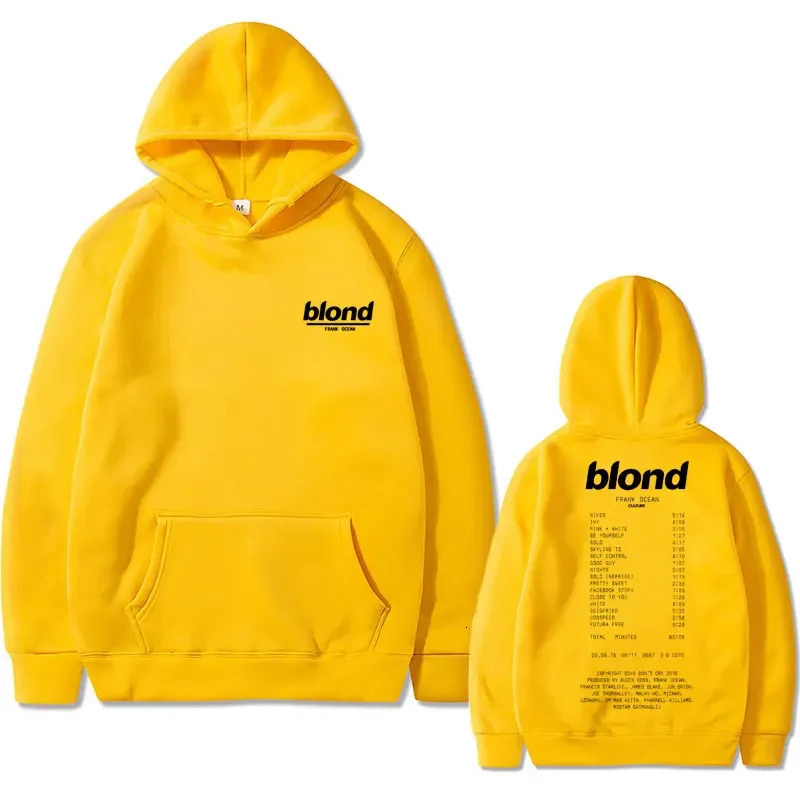 Rapper Frank Hoodie Gold Pattern Sportswear Mens and Womens Ocean Hip Hop Sweasthir Fashion Retro Pullover 240806